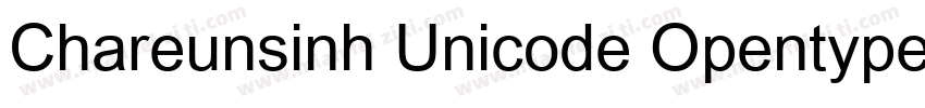 Chareunsinh Unicode Opentype字体转换